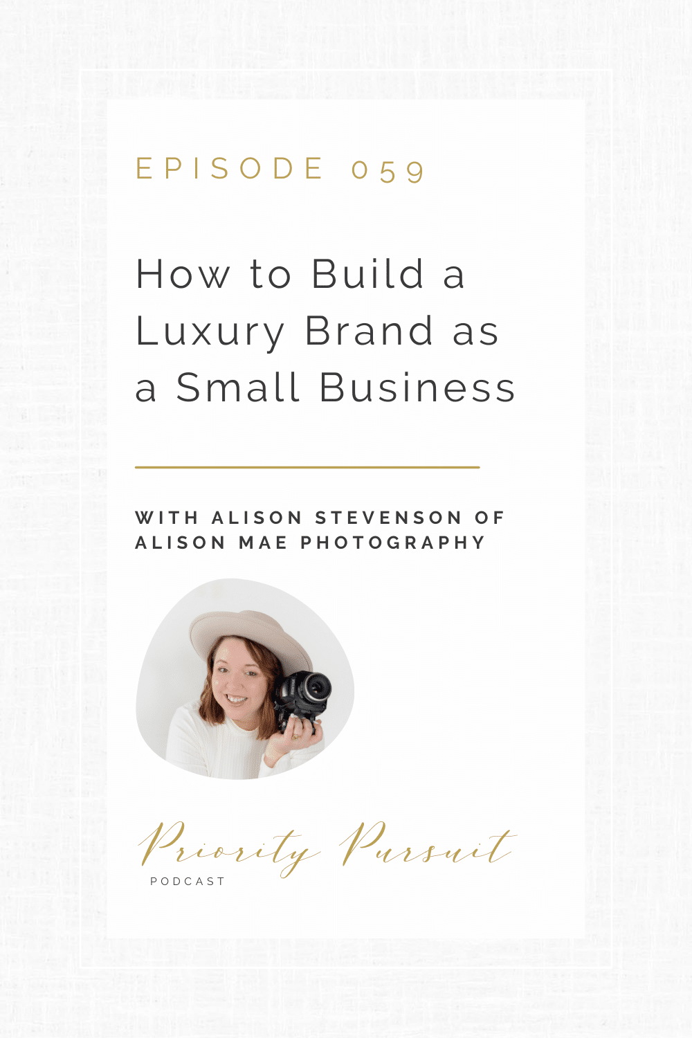 Victoria Rayburn and Alison Stevenson discuss how to build a luxury brand as a small business 