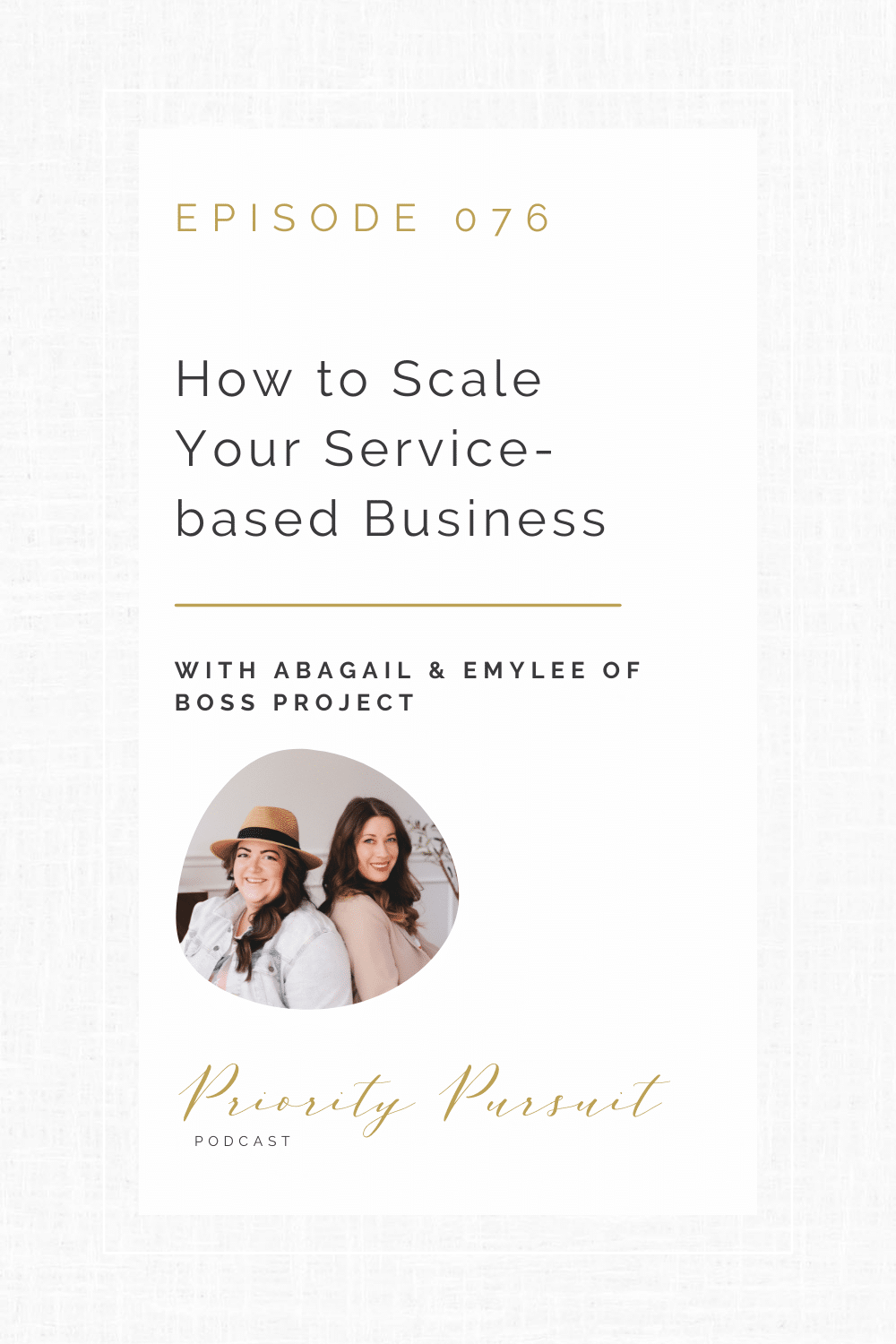 Victoria Rayburn, Abagail Pumphrey, and Emylee Williams discuss how creative entrepreneurs can scale their service-based businesses.