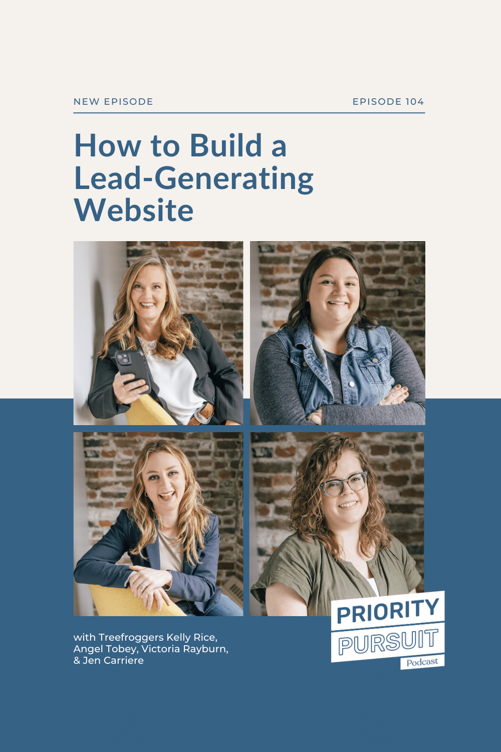 Learn how to build a lead-generating website for your small business step by step with Treefrog’s Content Director Angel Tobey and Lead Web Developer Jen Carriere.