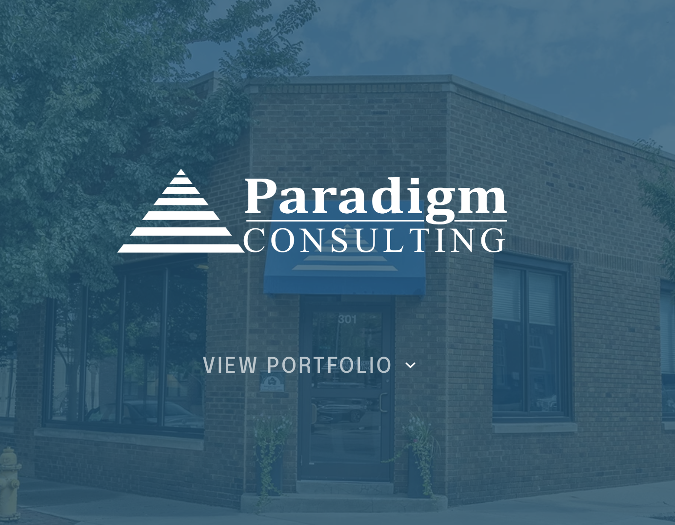 Paradigm consulting building in a background image